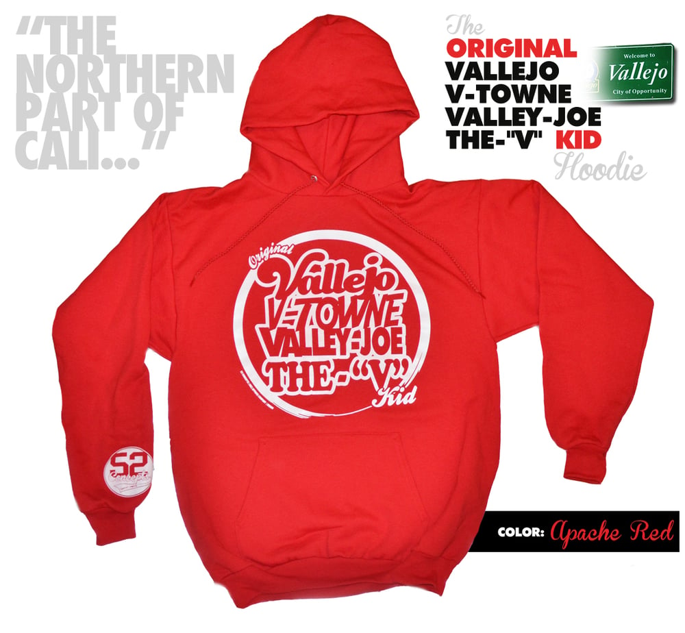 ORIGINAL VALLEJO. V-TOWNE. VALLEY-JOE. THE - V. KID HOODIE