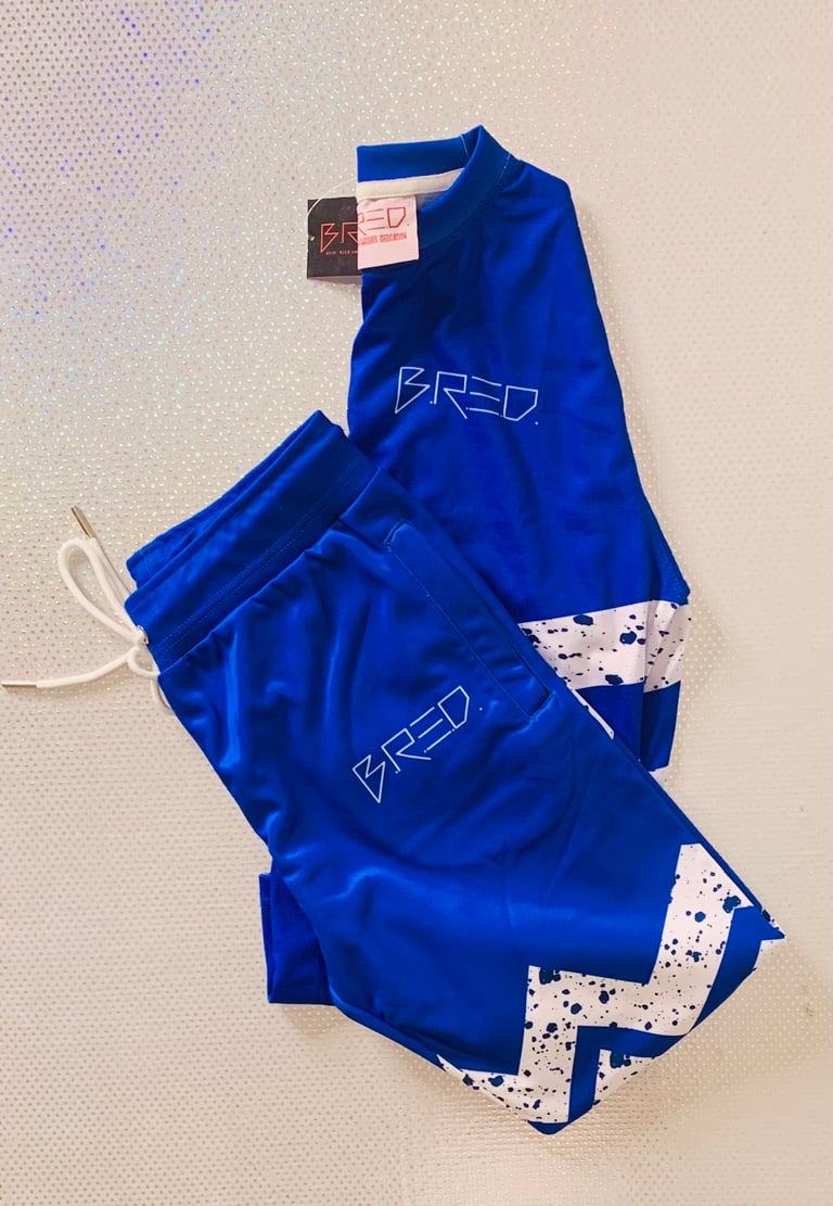 B.I. Hyper royal summer jogger set  Image 3