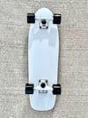 White & Turquoise 8” Complete Cruiser