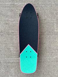 Image 3 of Pink & Turquoise 8” Complete Cruiser