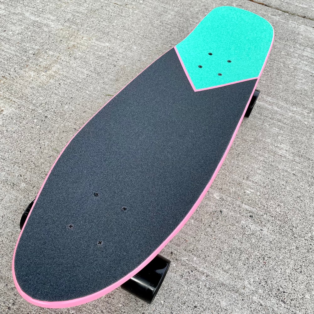 Image of Pink & Turquoise 8” Complete Cruiser