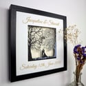 Personalised Bride & Groom Papercut