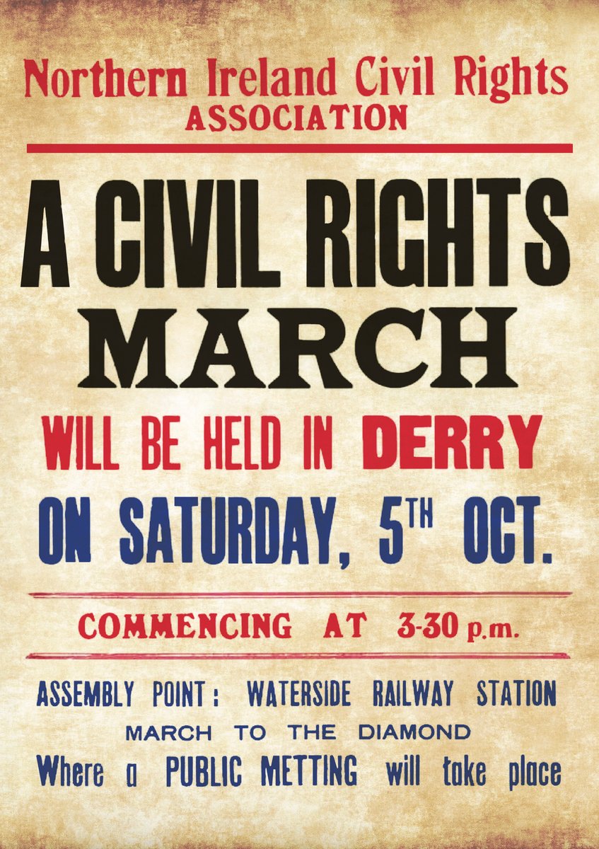 Civil Rights Poster 1968 Irish History Podcast Shop