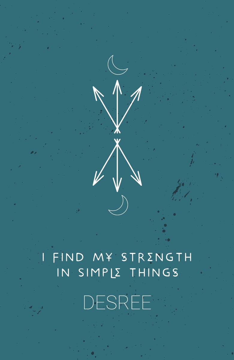 I Find My Strength in Simple Things by Desree | Burning Eye Books