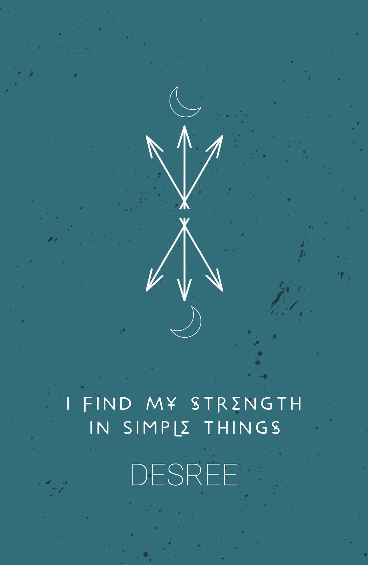 Image of I Find My Strength in Simple Things by Desree