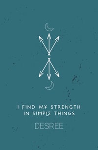 Image 1 of I Find My Strength in Simple Things by Desree
