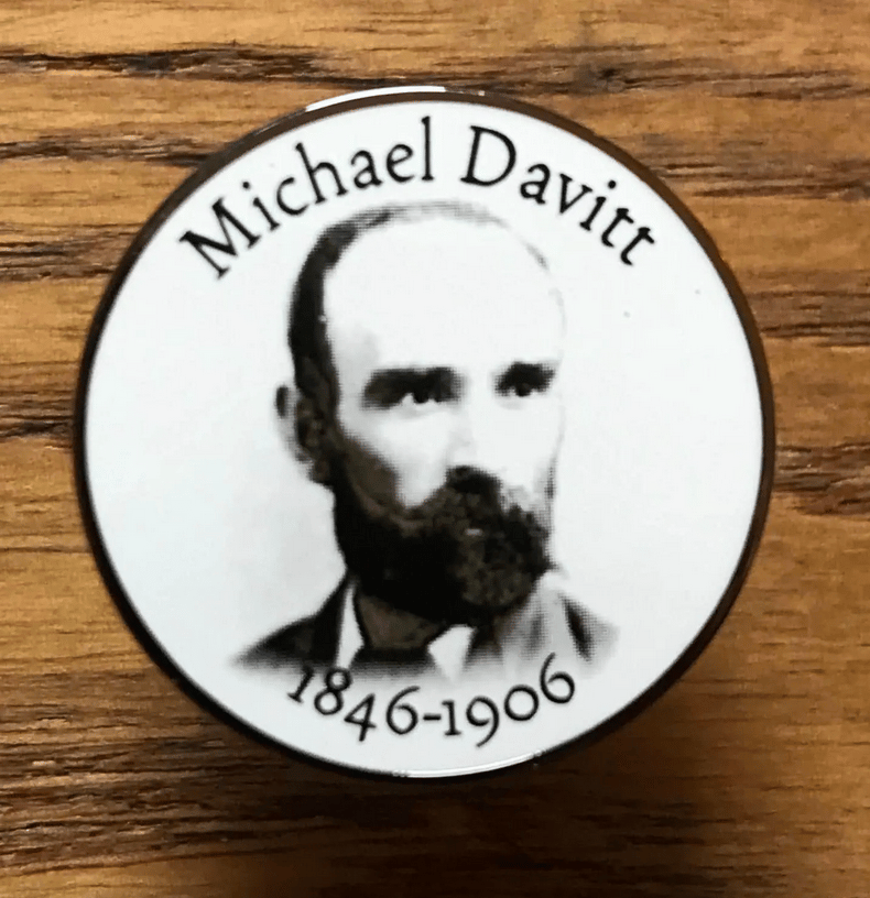 Image of MIchael Davitt Pin