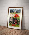 Cycles Peugeot - Valentigney | Ernest Thelem | 1897 | Wall Art Print | Vintage Poster