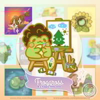 Image 2 of Frog Ross & A Happy Little Tree Pin