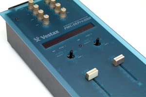 Image of PMC-06 Blue Translucent faceplate by Bihari