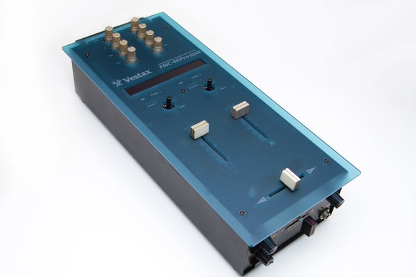 Image of PMC-06 Blue Translucent faceplate by Bihari