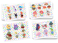 Image 1 of Pokémon crossing sticker sheets w/ free Eevee sticker
