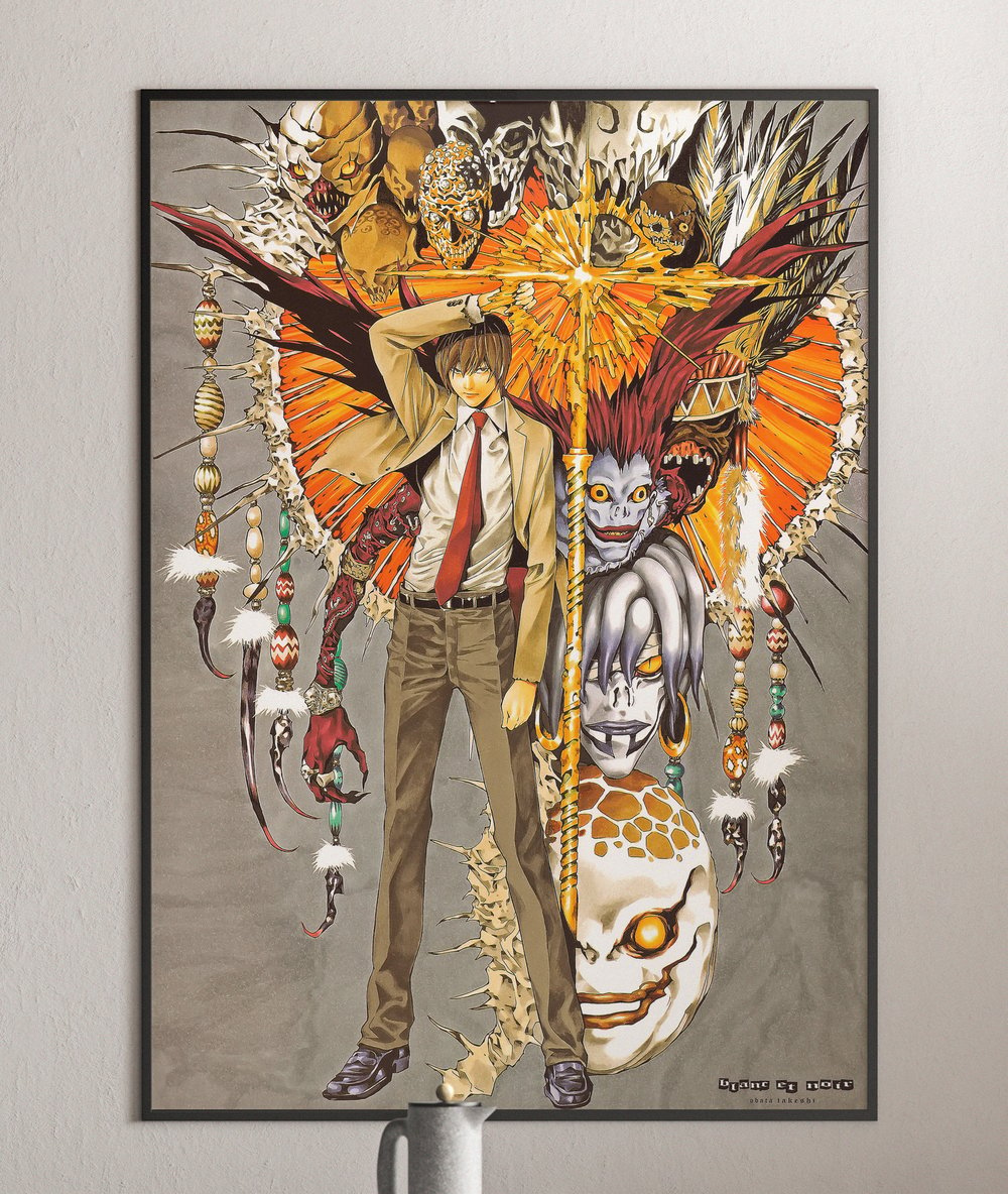 Death Note - Light Yagami Kira Anime Poster