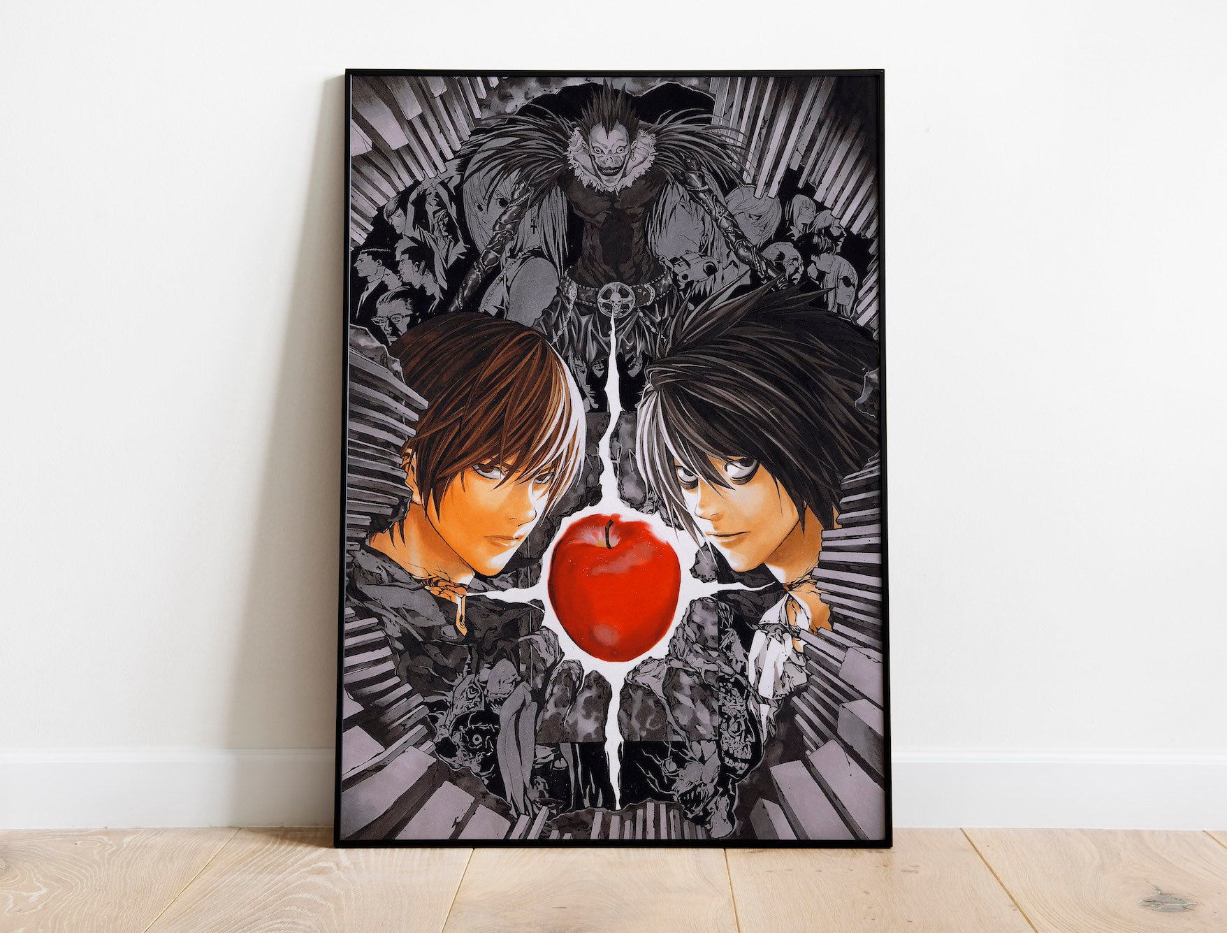 Death Note Ryuk Light Yagami L Anime Poster Architeg Prints death-note-ryuk-light-yagami-l-anime-poster-architeg-prints