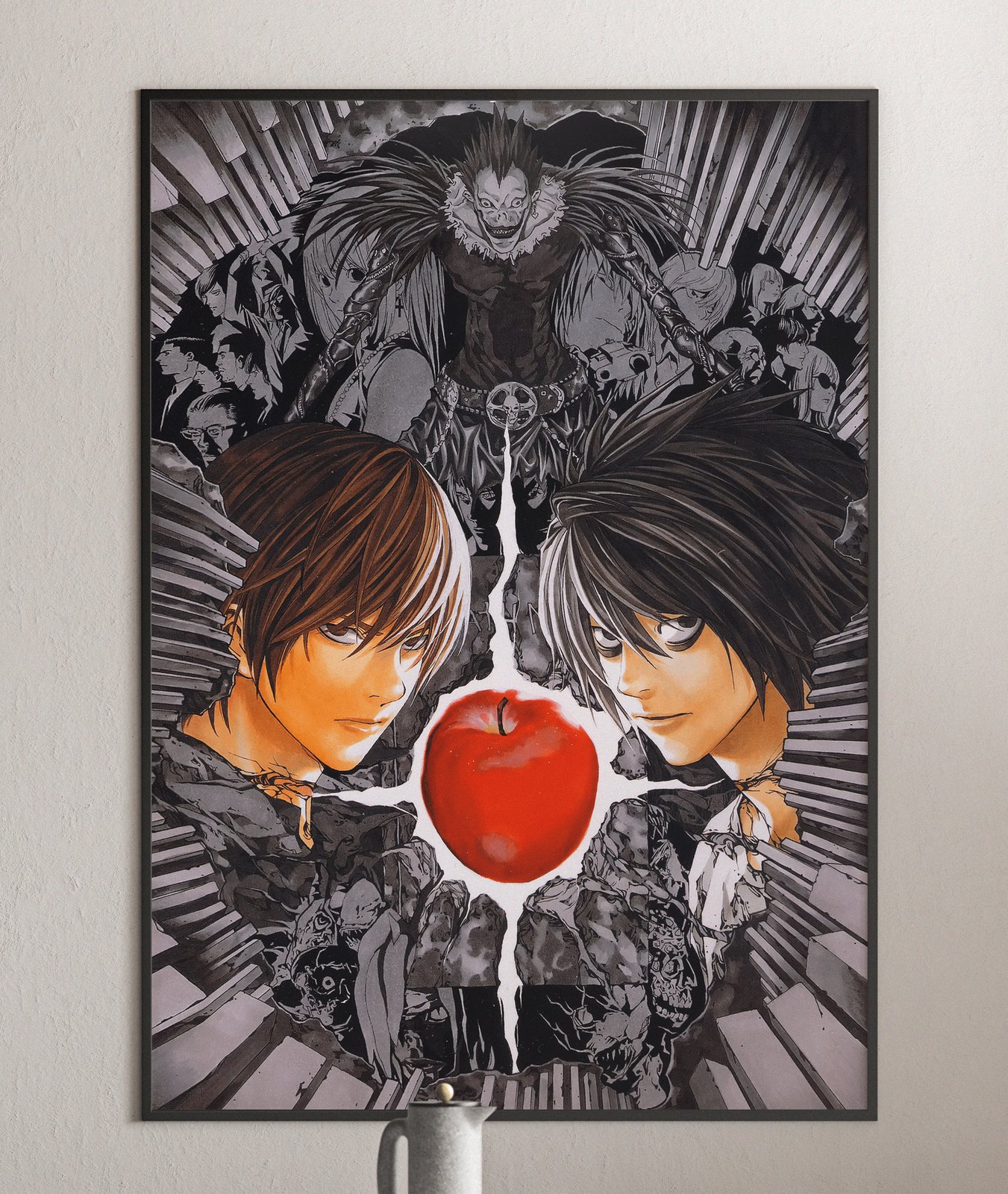 Print Poster Light Yagami & Ryuk 15" x 21" Death Note 