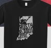black / Indiana Homegrown Rock and Roll t-shirt