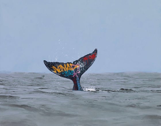 Image of 'Descent' Shipping by Josh Keyes