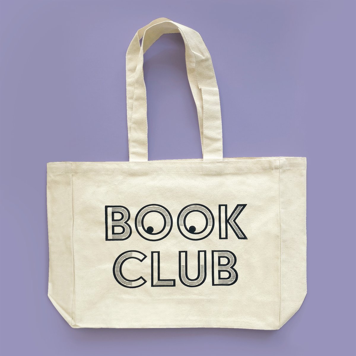 rent Egern har Book Club organic cotton tote bag | The Creative Ox