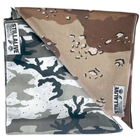 Image 4 of XL crystal Bandana / Snow Camo