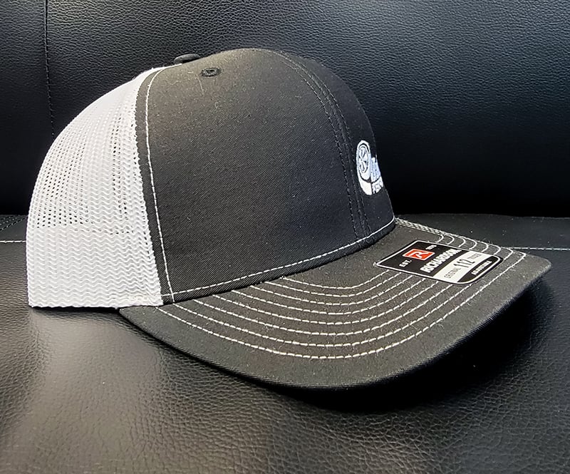 Dallas Performance Trucker Style Hat - Black/White