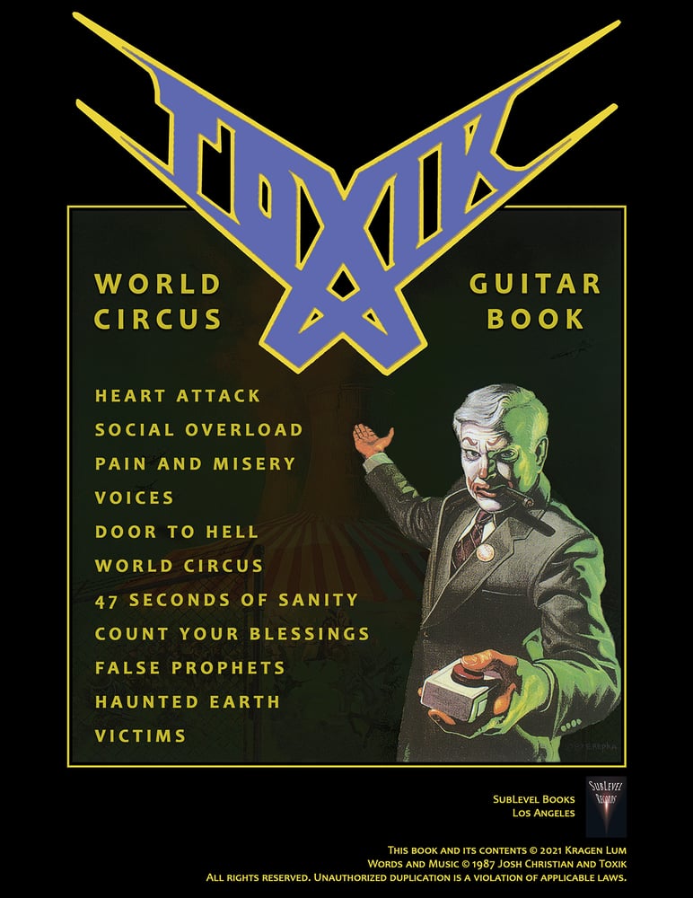 Image of Toxik - World Circus Guitar Book (Print Edition)