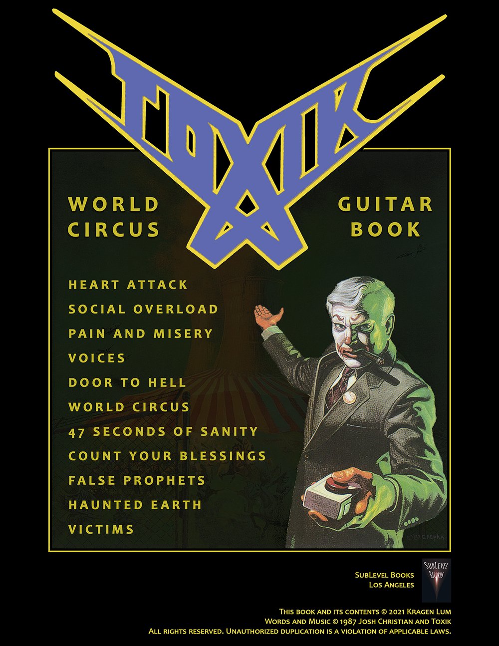 Toxik - World Circus Guitar Book (Deluxe Print Edition + Digital Copy + GP Files)