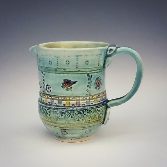 Image of Songbird Porcelain Small Pitcher
