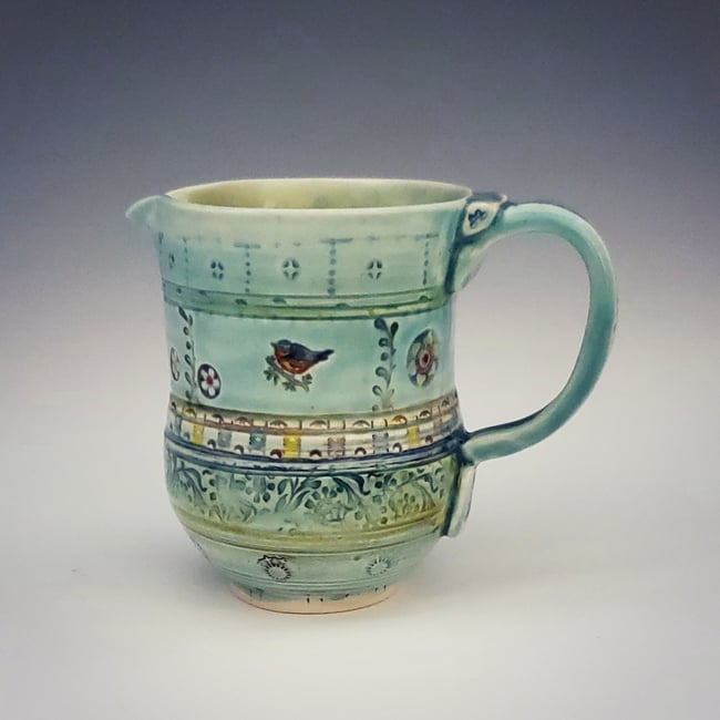 Songbird Porcelain Small Pitcher