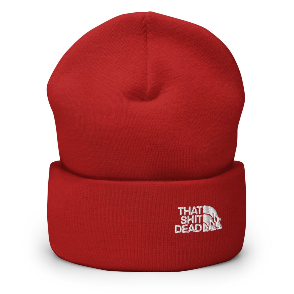 Image of ThatShitDead Not The North Face Beanie