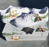 Image 2 of Zoro Anime Custom Airforces