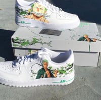 Image 3 of Zoro Anime Custom Airforces