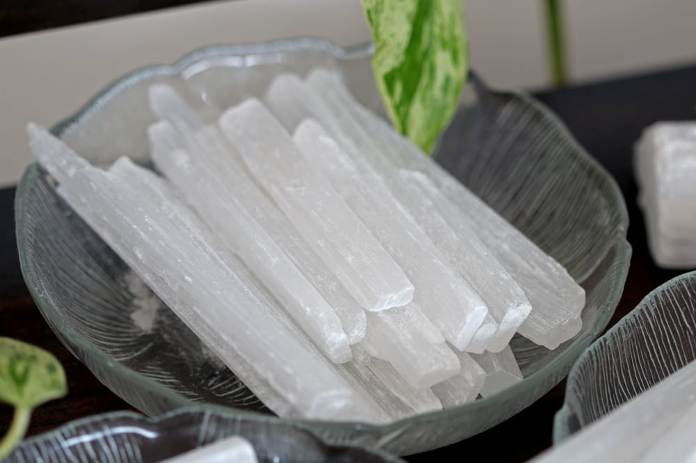 Satin Spar (Selenite) Crystal Sticks