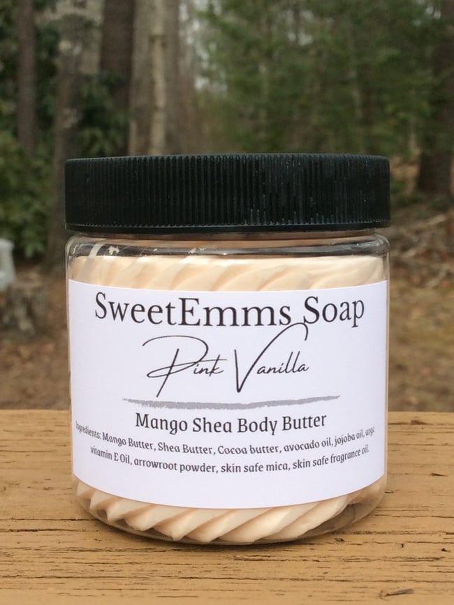 Whipped mango and shea butter