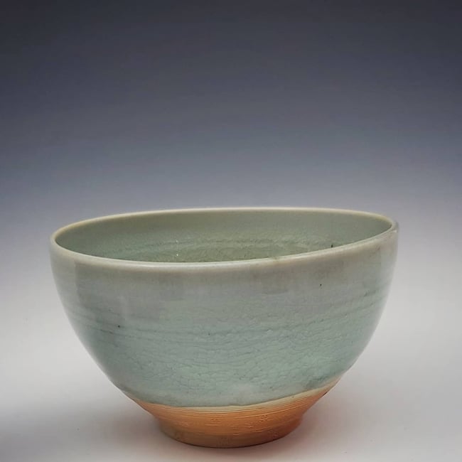 Pistachio Woodfired Mandala Bowl