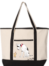 Great Dane Canvas Tote | Great Dane and Chihuahua 