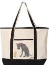 Great Dane Canvas Tote | Great Dane and Chihuahua 