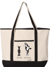 Great Dane Canvas Tote | Great Dane vs. Horse "Dog or Horse"