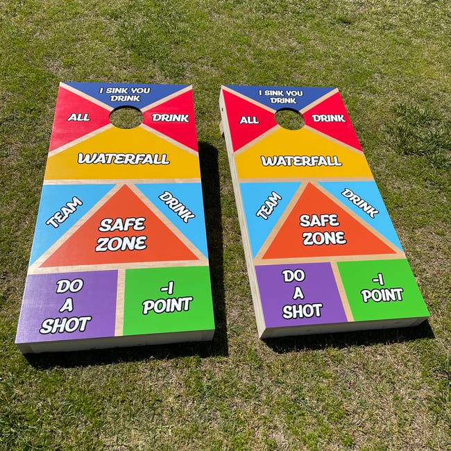 Drunk Cornhole Set | Dame's Custom Woodwork