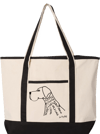 Great Dane Canvas Tote | Floppy Eared Adjectives