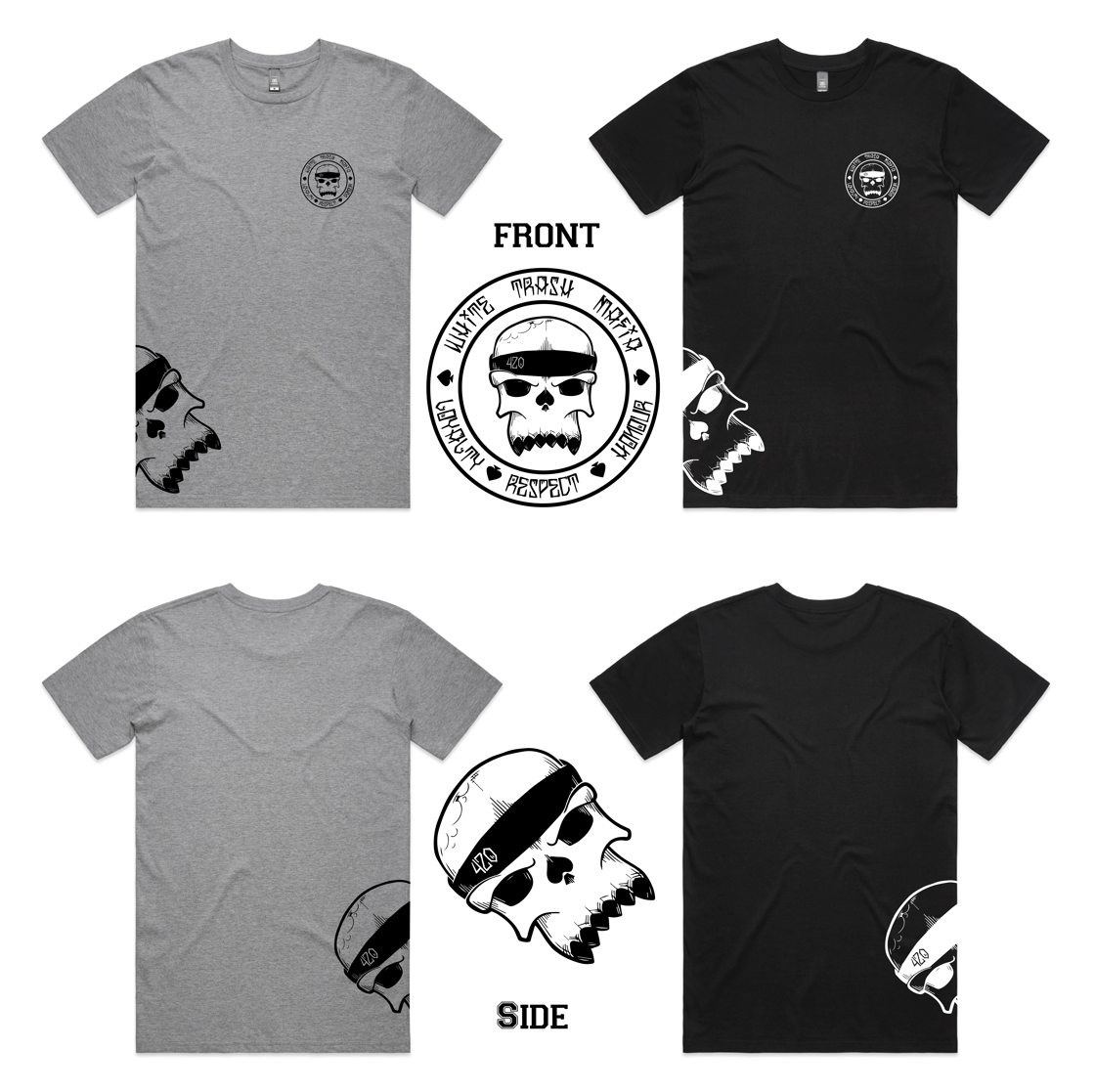 Image of White Trash Mafia Virtues Tee