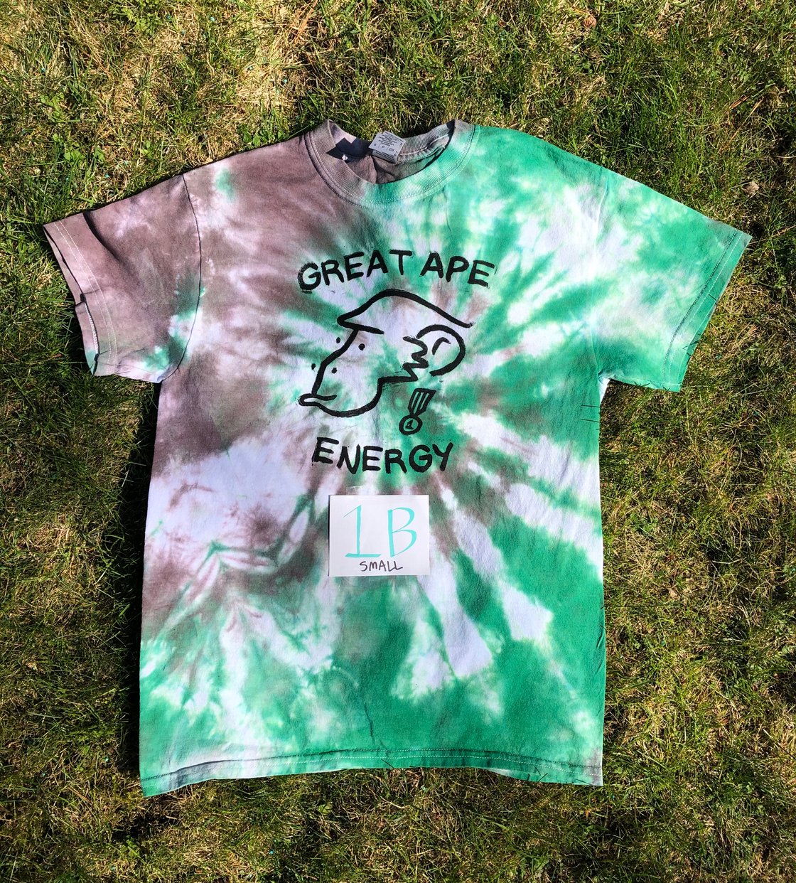 Image of Great Ape Energy Tie-Dye T-Shirt (Set 1)