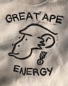 Great Ape Energy Plain T-shirt