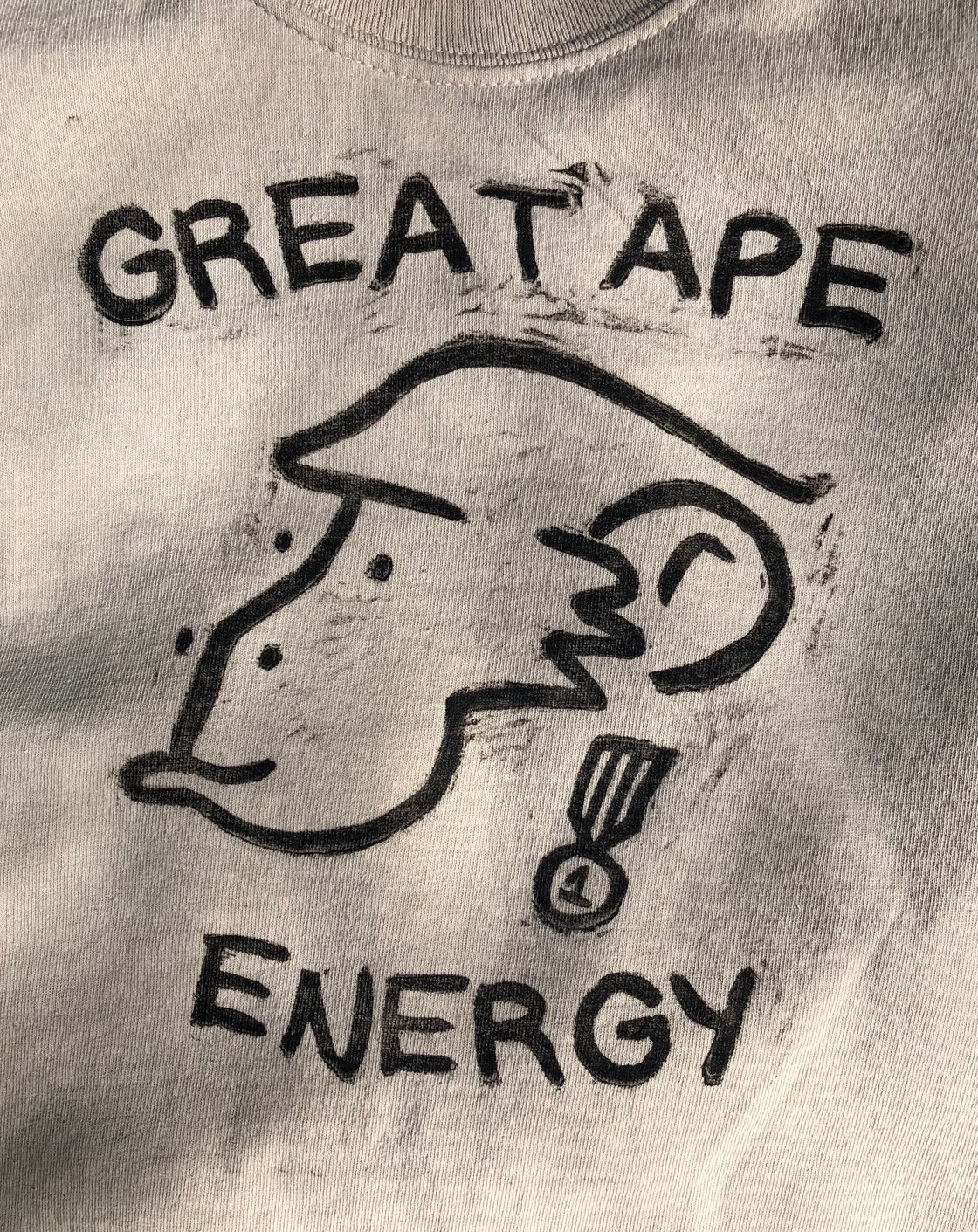 Image of Great Ape Energy Plain T-shirt