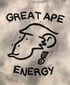 Great Ape Energy Plain T-shirt Image 2