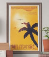 Air France, Marseille - Îles Baléares - Alger en 5 heures | Albert Solon | 1934 | Travel Poster