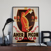 Amer Picon Chaud | Noël Fontanet | 1935 | Vintage Ads | Wall Art Print | Vintage Poster