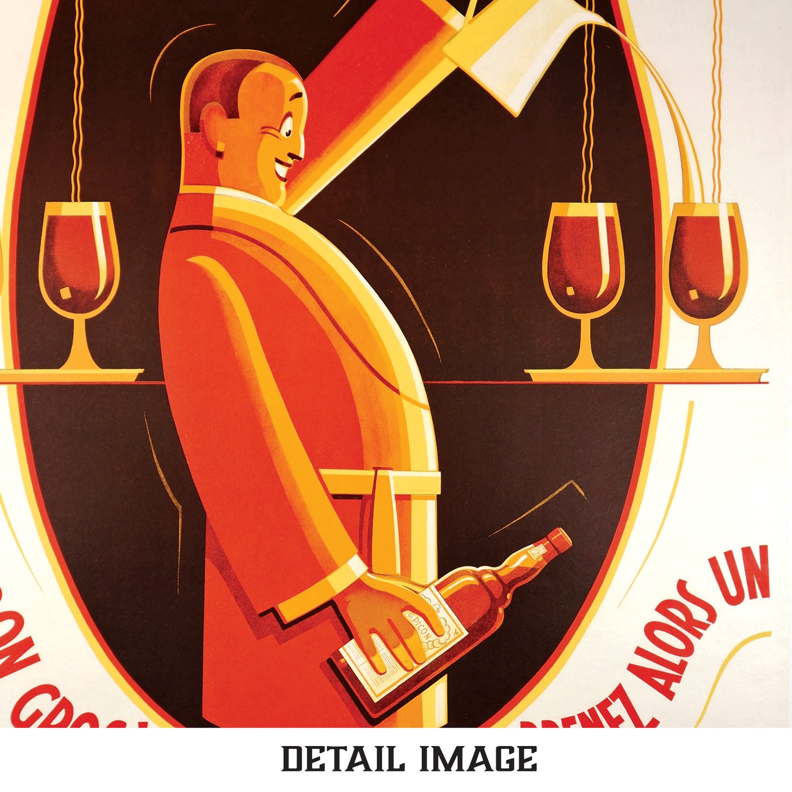 Amer Picon Chaud | Noël Fontanet | 1935 | Vintage Ads | Wall Art