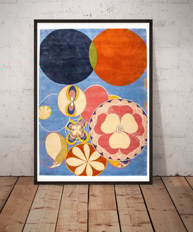 The Ten Largest, No.2, Childhood, Group IV | Hilma af Klint | 1907 | Wall Art Print | Vintage Poster