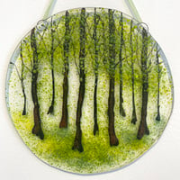 Image 2 of Woodland Seasons Glass Hanging