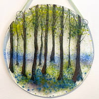 Image 1 of Woodland Seasons Glass Hanging